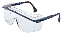 Astrospec OTG 3001 Eyewear, Clear Lens, Polycarbonate, Ultra-dura, Blue Frame