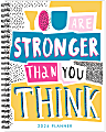 2024 Willow Creek Press Softcover Weekly/Monthly Planner, 6-1/2" x 8-1/2", You Are Stronger Than You Think, January To December
