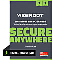 Webroot Antivirus for PC Gamers 2021 | 1 Year | 1 Device with System Optimizer (Windows) 1 thumbnail image