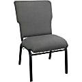 Flash Furniture Advantage Discount Church Chair, Fossil/Black