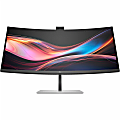 HP 734pm 34 Class Webcam UW-QHD Curved Screen LED Monitor - 21:9