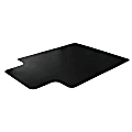 Floortex® Advantagemat® Vinyl Lipped Chair Mat for Carpets, 36" x 48", Black 1 thumbnail image