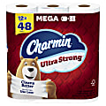 Charmin Ultra Strong Toilet Paper Mega Rolls, 4" x 4", 242 Sheets Per Roll, Pack Of 12 Rolls
