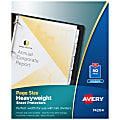 Avery® Page-Size Sheet Protectors For 3-Hole Punched Sheets, Heavyweight, Nonglare, Box Of 50
