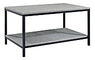 Sauder® North Avenue Coffee Table, 16-1/2"H x 31-1/2"W x 20"D, Faux Concrete