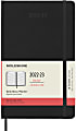 Moleskine Hardcover 18-Month Daily Planner, 5" x 8-1/4", Black, July 2022 to December 2023, 8056598851045
