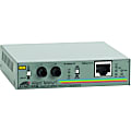 Allied Telesis AT-MC101XL-90 Fast Ethernet Media Converter - 1 x RJ-45 , 1 x ST Duplex - 100Base-TX, 100Base-FX - Wall-mountable