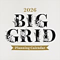2026 TF Publishing Art & Design Monthly Wall Calendar, 12" x 12", Big Grid-Floral, January To December 1 thumbnail image