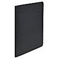 ACCO® Pressboard Report Cover With Fastener, Side Bound, 8 1/2" x 11", 60% Recycled, Black 1 thumbnail image