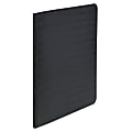 ACCO® Pressboard Report Cover With Fastener, Side Bound, 8 1/2" x 11", 60% Recycled, Black