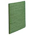 ACCO® Pressboard Report Cover With Fastener, Side Bound, 8 1/2" x 11", 60% Recycled, Dark Green