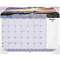 AT-A-GLANCE® Images Of The Sea Monthly Desk Pad Calendar, 22" x 17", January To December 2021, AAGDMD14132 1 thumbnail image