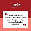 2026 TF Publishing Inspiration Monthly Wall Calendar, 12" x 12", Inspire, January To December 1 thumbnail image