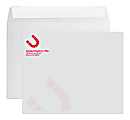 Peel & Seal, White Wove Open Side Catalog Mailing Envelopes, 1-Color, Custom 9" x 12", Box Of 500 1 thumbnail image