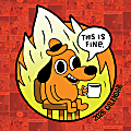 2026 TF Publishing Humor & Comics Monthly Wall Calendar, 12" x 12", This is Fine, January To December 1 thumbnail image