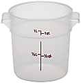 Cambro Translucent Round Food Storage Containers, 1 Qt, Pack Of 12 Containers 1 thumbnail image
