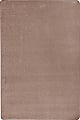 Joy Carpets Kid Essentials Solid Color Rectangle Area Rug, Endurance, 6' x 9', Taupe 1 thumbnail image