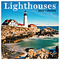 2026 TF Publishing Scenic Monthly Mini Wall Calendar, 7" x 7", Lighthouses, January To December 1 thumbnail image