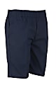 Royal Park Unisex Uniform, Flat Front Pull-On Shorts, Small, Navy