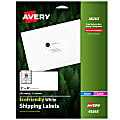 Avery® EcoFriendly Permanent Shipping Labels, 48263, 100% Recycled, 2" x 4", White, Pack Of 250