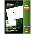 Avery® EcoFriendly Permanent Shipping Labels, 48263, 100% Recycled, 2" x 4", White, Pack Of 250 1 thumbnail image