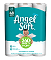 Angel Soft® Double 2-Ply Toilet Paper, 264 Sheets Per Roll, Pack Of 24 Rolls