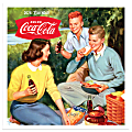 2026 TF Publishing Art & Design Monthly Mini Wall Calendar, 7" x 7", Coca-Cola, January To December 1 thumbnail image