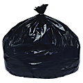 SKILCRAFT® Low Density 1.5-mil Trash Liners, 60 Gallons, 38" x 58", 90% Recycled, Black, Pack Of 20 (AbilityOne 8105-01-517-3668)