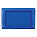 Amscan Plastic Rectangular Trays, 11" x 18", Bright Royal Blue, Pack Of 4 Trays  1 thumbnail image