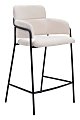 Zuo Marcel Counter-Height Stools, Cream, Set Of 2 Stools 1 thumbnail image