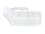 Medline Plastic Male Urinals, Clear, Pack Of 48
