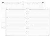 2024 TUL® Discbound Weekly/Monthly Planner Refill Pages, Letter Size 1 thumbnail image