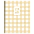 2026 TF Publishing Medium Monthly Planner, 6-1/2" x 8", Gingham Wheat, January To December 1 thumbnail image