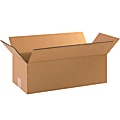 Partners Brand Corrugated Boxes, 4"H x 8"W x 18"D, 15% Recycled, Kraft, Bundle Of 25