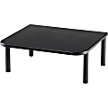 Sanus Euro Series Modular Expansion Shelf, For Custom Audio Rack Setup, Black, 22.5"W x 19.5"D x 8.7"H, Wood, Black 1 thumbnail image