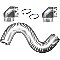 Builder's Best All Metal Dryer Vent Kits with Elbows - For Dryer 1 thumbnail image