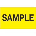 Tape Logic® Preprinted Special Handling Labels, DL1157, Sample, Rectangle, 3" x 5", Fluorescent Yellow, Roll Of 500 1 thumbnail image