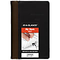 AT-A-GLANCE® Fine Diary® 2027 Weekly Monthly Diary, Black Brown, Pocket, 2 3/4" x 4 1/4" 1 thumbnail image