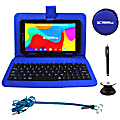 Linsay F7 Tablet, 7" Screen, 2GB Memory, 64GB Storage, Android 13, Blue Keyboard 1 thumbnail image