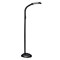 Verilux Smartlight LED Floor Lamp, 63"H, Black