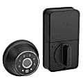 GeekTale F02 Smart Dead Bolt With Keypad, 3.57"H x 5.37"W x 3.07"D, Matte Black 1 thumbnail image