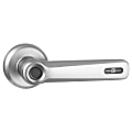 GeekTale B202 Smart Fingerprint Door Lock With Lever, 2.6"H x 5.98"W x 2.7"D, Satin Nickel
