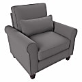 Bush® Furniture Hudson Accent Chair With Arms, French Gray Herringbone Fabric, Standard Delivery 1 thumbnail image