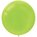 Amscan 24" Latex Balloons, Kiwi Green, 4 Balloons Per Pack, Set Of 3 Packs