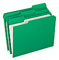 Pendaflex® Reinforced-Top File Folders, 1/3 Cut Tab, Letter Size, Bright Green, Box Of 100 Folders 1 thumbnail image