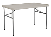 Office Star™ Blow-Mold Resin Folding Table, 29-3/4"H x 48"W x 30"D 1 thumbnail image