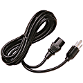 HPE - Power cable - power IEC 60320 C13 straight to NEMA 5-15 (P) - AC 110 V - 10 A - 6 ft - black - Canada, United States - for HPE MSL4048, SN6610C 32; Apollo 4510 Gen9; ProLiant DL180 Gen10, DL380 G6, XL290n Gen10