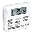 West Bend Triple Timer/Clock, White 1 thumbnail image