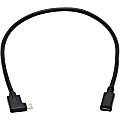 Eaton Tripp Lite Series USB-C Extension Cable (M/F) - USB 3.2 Gen 2 (10Gbps), Thunderbolt 3 Compatible, Right-Angle Plug, 20 in. (0.5 m) 1 thumbnail image