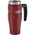 Thermos Stainless King Mug 16Oz - Dishwasher Safe - Rustic Red, Matte Red, Red - Stainless Steel Body 1 thumbnail image